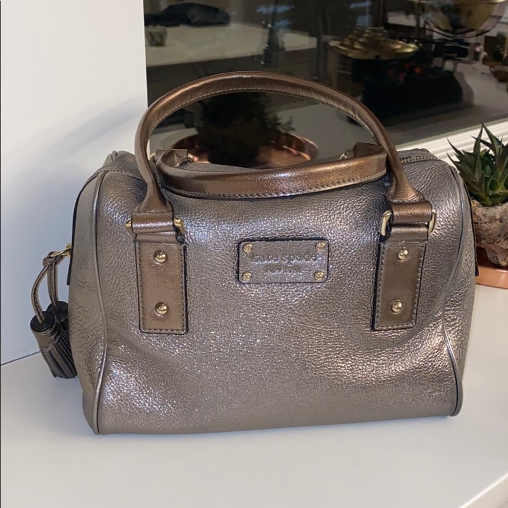 Kate spade metallic bag